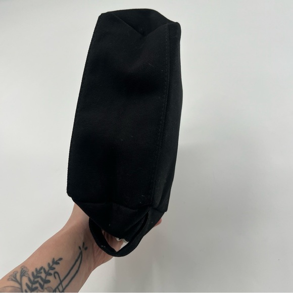 Dolce & Gabbana Beauty Black Makeup Bag Small Silver Cosmetic - Picture 3 of 9